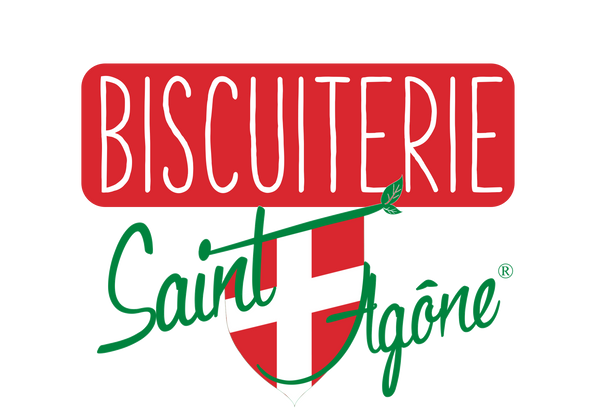 Logo de la Biscuiterie Saint Agône avec un fond transparent