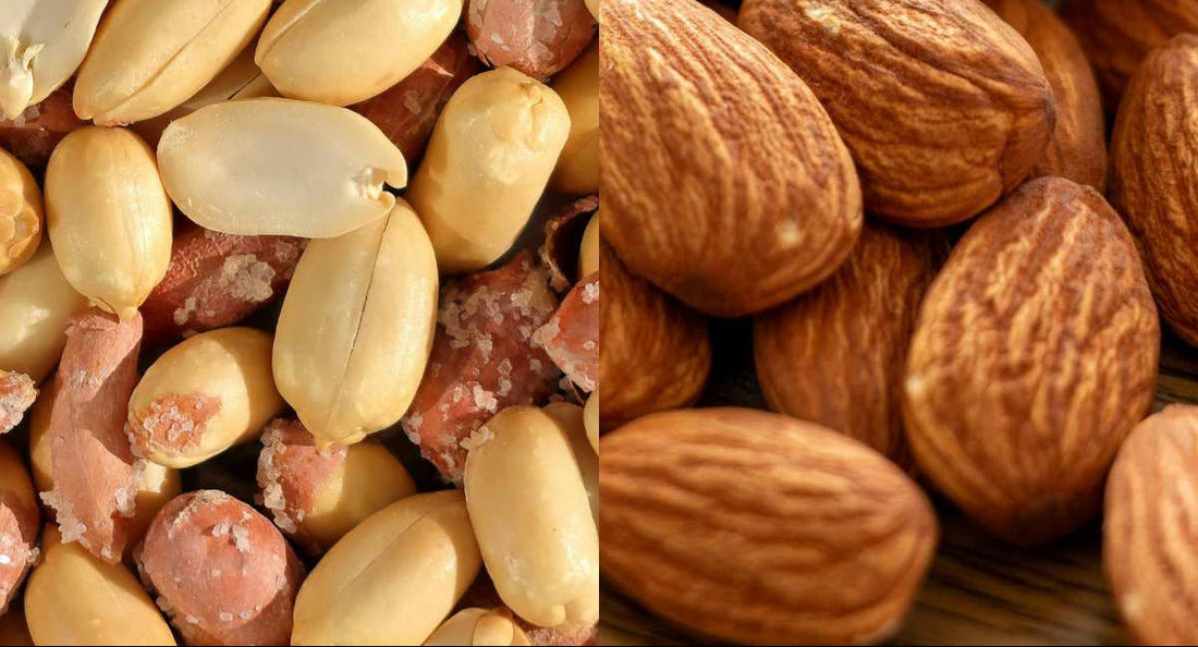 arachides et amandes