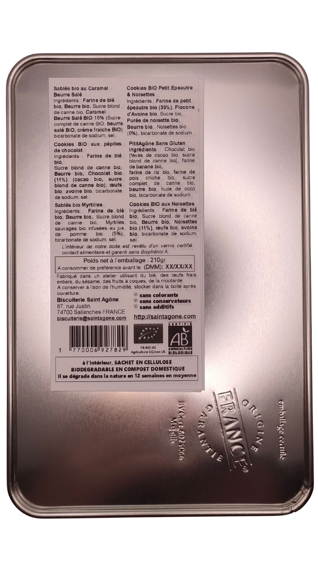 Coffret dégustation sucré