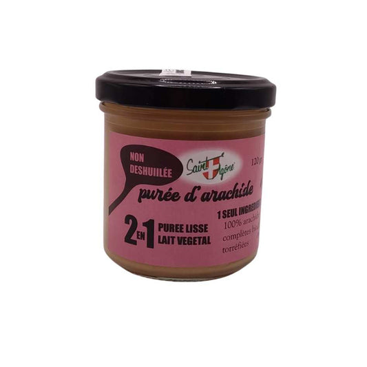 Purée bio d'arachide non déshuilée