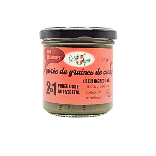Purée bio de graines de courge non déshuilée