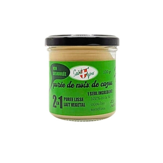 Purée bio de noix de cajou non déshuilée