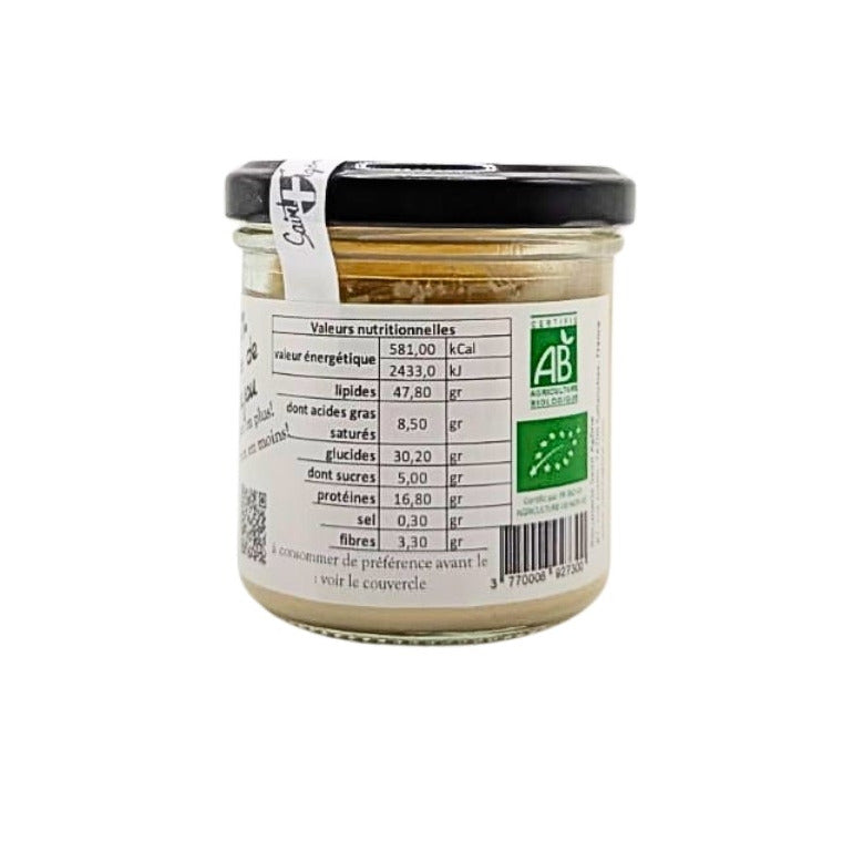 Purée bio de noix de cajou non déshuilée back
