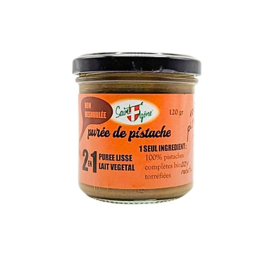 Purée bio de pistache non déshuilée
