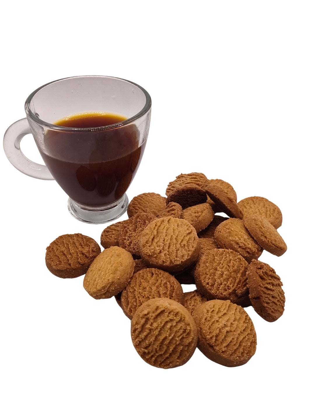 Sablés bio au caramel beurre salé vendus en vrac vus de devant