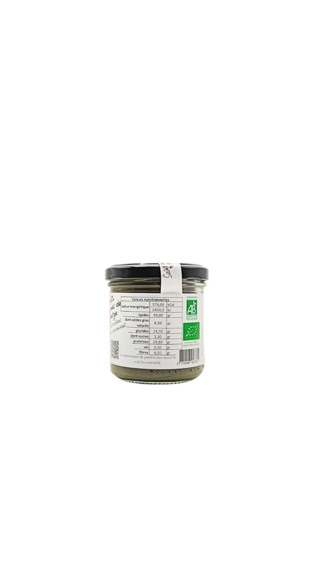 purée graines courges 120g dos