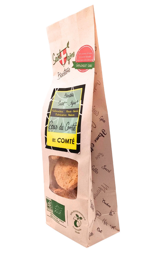 Sachet biodégradable d'Ecus au Comté bio