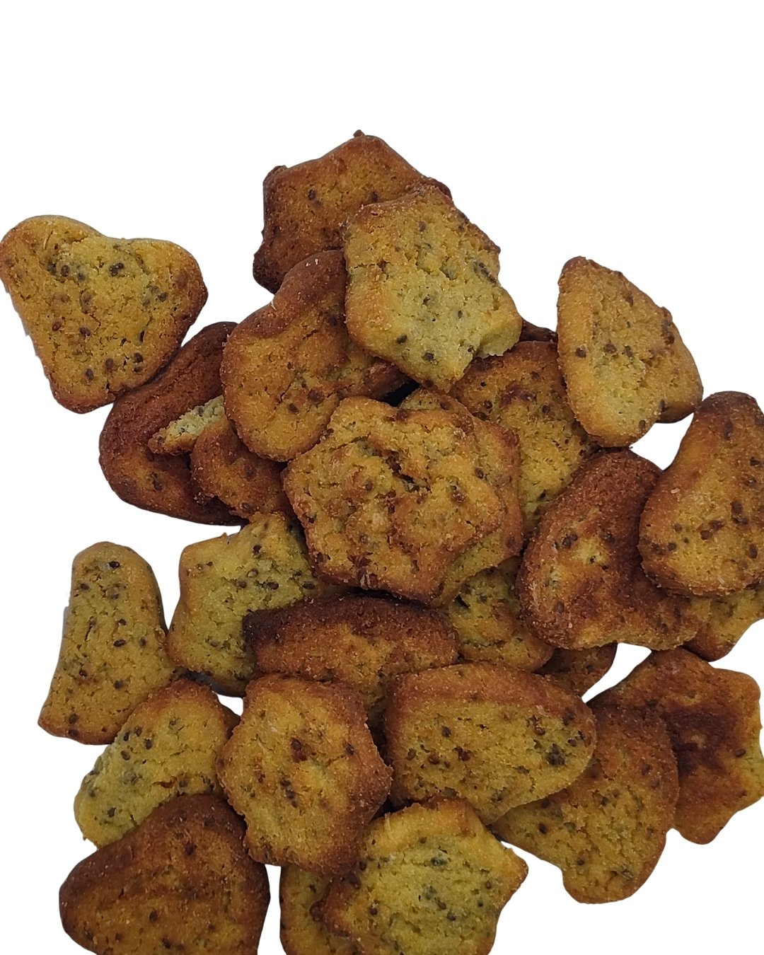Une poignée de Croquant'Y Cîmes bio sans gluten au bleu de vache